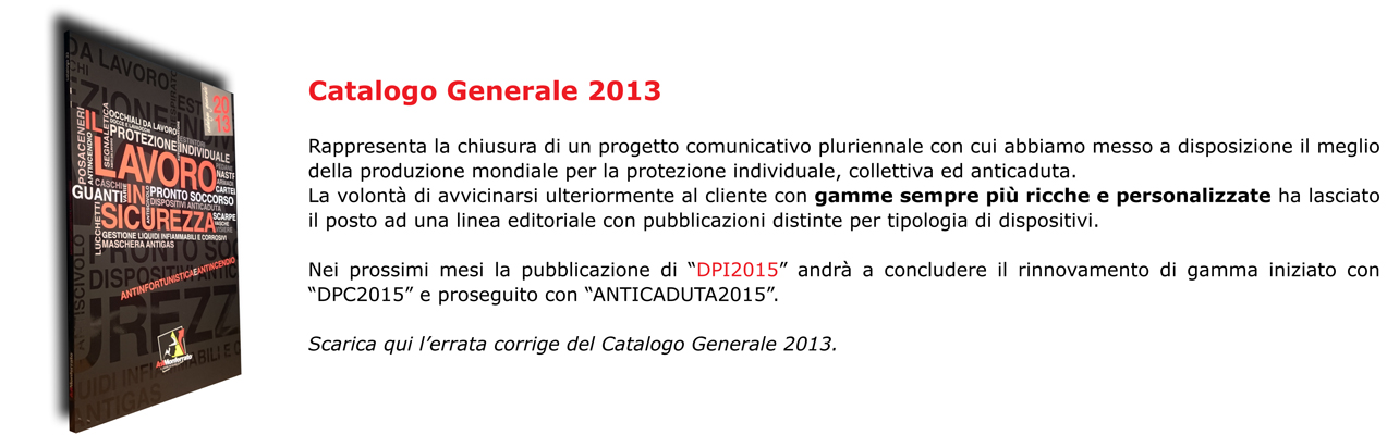 Scarica l'Errata Corrige del Catalogo Generale 2013